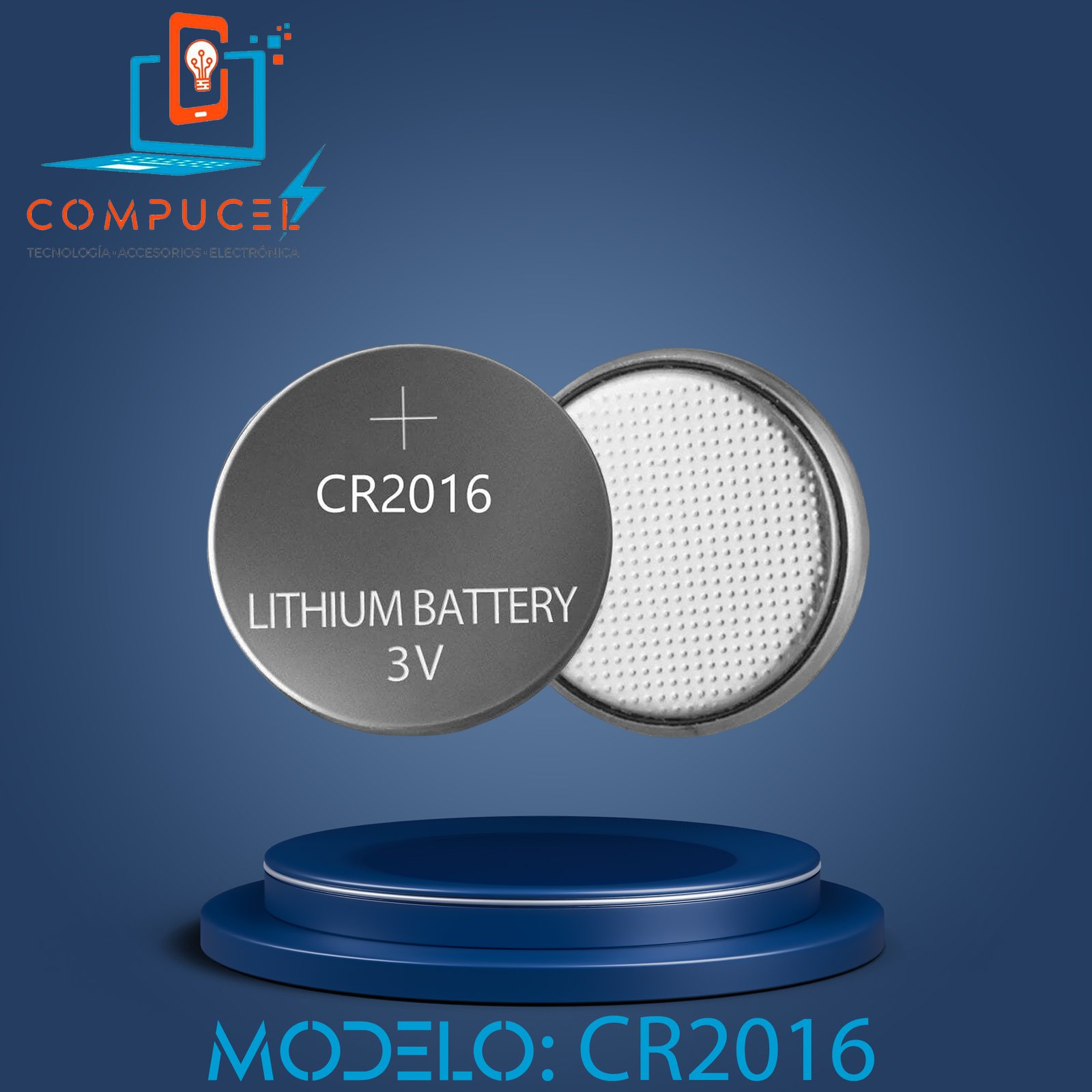 Baterias CR2016 3V Cantidad Una Unidad